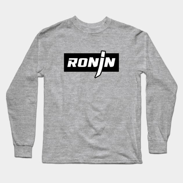 RONIN  V.1 [ BLACK ] Long Sleeve T-Shirt by Rules of the mind